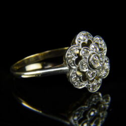 Picture 1/2 -Rosetta-style Art Nouveau ring