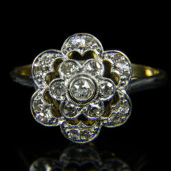 Picture 2/2 -Rosetta-style Art Nouveau ring