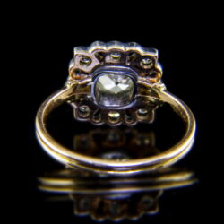 Kép 5/5 - Rozetta fazonú gyémánt gyűrű