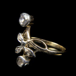 Picture 3/4 -Art Nouveau style diamond ring