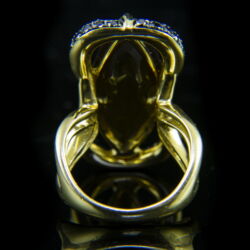 Kép 5/5 - Olasz design arany gyűrű citrin kővel