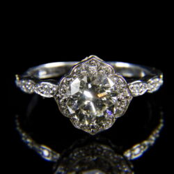 Picture 2/2 -Solitaire white gold ring with a 1.54 ct diamond