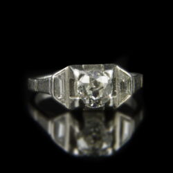 Kép 2/2 - Szoliter fazonú gyémánt gyűrű