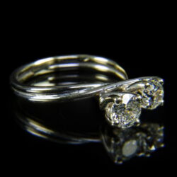 Kép 1/2 - Toi et Moi fazonú gyémántgyűrű