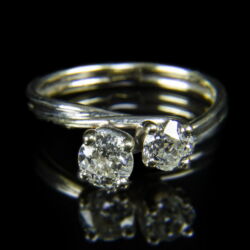 Kép 2/2 - Toi et Moi fazonú gyémántgyűrű