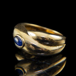 Kép 3/5 - Cartier arany gyűrű zafír kővel