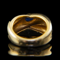 Kép 5/5 - Cartier arany gyűrű zafír kővel