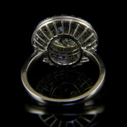 Kép 5/5 - Fehérarany gyűrű 4.19 ct-os gyémánt kővel