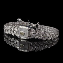 Picture 3/6 -Art deco bracelet with diamonds