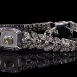 Picture 4/6 -Art deco bracelet with diamonds