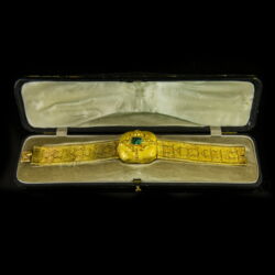 Picture 2/7 -Biedermeier gold bracelet with emerald 