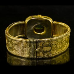 Picture 6/7 -Biedermeier gold bracelet with emerald 