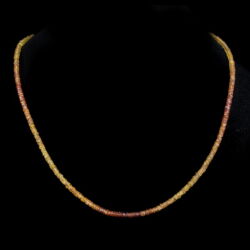 Picture 1/5 -Nyaklánc sárga zafír szemekből