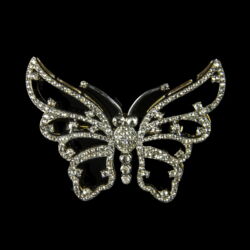 Picture 1/2 -Diamond butterfly brooch