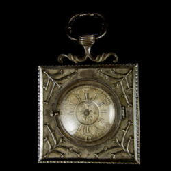 Picture 1/2 -Clock installation in an iron case with an antique British pocket watch. John Holmes London