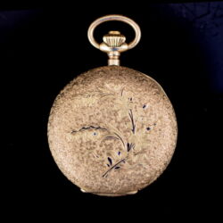 Picture 2/7 -Duplafedeles arany függőóra