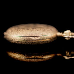 Picture 3/7 -Duplafedeles arany függőóra