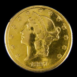 Kép 1/2 - Érmeóra 20 dolláros érmében