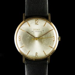 Kép 1/4 - Doxa Anti-Magnetic férfi arany karóra