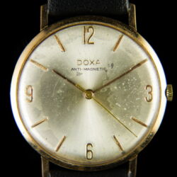 Kép 2/4 - Doxa Anti-Magnetic férfi arany karóra