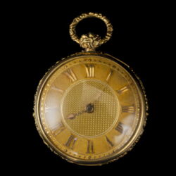 Picture 1/12 -London gold-cased antique pocket watch