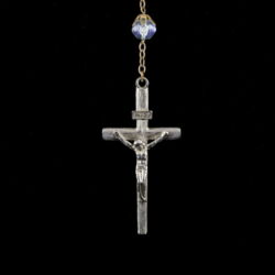Picture 3/3 -Rosary with iridescent glass beads