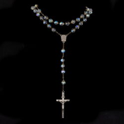 Picture 1/3 -Rosary with iridescent glass beads