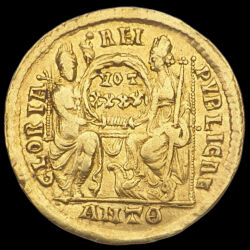 Kép 2/3 - II. Constantius római császár arany solidus