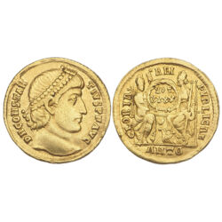 Kép 3/3 - II. Constantius római császár arany solidus