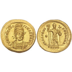 Picture 3/3 -Theodosius II byzantine emperor gold solidus