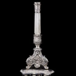 Picture 3/7 -Pair of neoclassical silver candlesticks