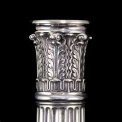 Picture 5/7 -Pair of neoclassical silver candlesticks