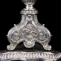 Picture 7/7 -Pair of neoclassical silver candlesticks