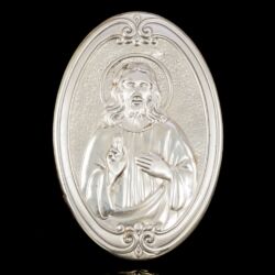 Picture 2/4 -Krisztus pantokrátor asztali ezüst kép