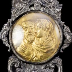 Picture 2/5 -Olasz antik ezüst szenteltvíztartó (1810-72)