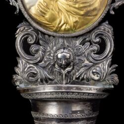 Picture 3/5 -Olasz antik ezüst szenteltvíztartó (1810-72)