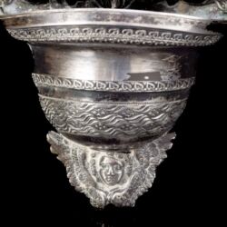 Picture 4/5 -Olasz antik ezüst szenteltvíztartó (1810-72)
