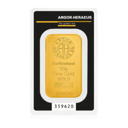 Picture 1/3 -Argor-Heraeus 50g Gold Bar
