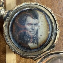 Picture 3/4 -Páros dagerotípia aranyozott (zsebóra) tokban