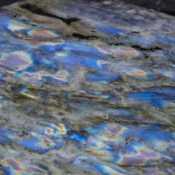 Picture 4/7 -Ezüst Triton figura labradorit talpon- íróasztali dísz