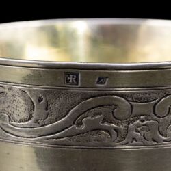 Picture 3/5 -Augsburgi antik ezüst talpas pohár 