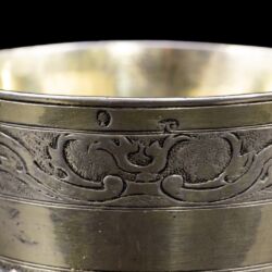 Picture 4/5 -Augsburgi antik ezüst talpas pohár 