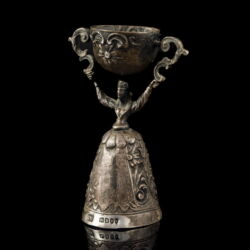 Kép 3/6 - Angol ezüst menyasszonypohár (London, 1897)