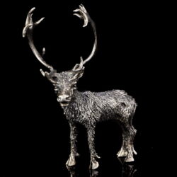 Picture 1/3 -Mini ezüst rénszarvas figura