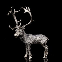 Picture 2/3 -Mini ezüst rénszarvas figura