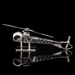 Picture 2/3 -Mini ezüst helikopter