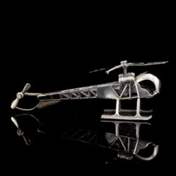 Picture 3/3 -Mini ezüst helikopter