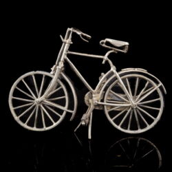 Picture 2/3 -Mini ezüst kerékpár