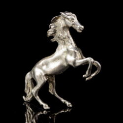 Picture 1/2 -Mini ezüst paripa ló figura