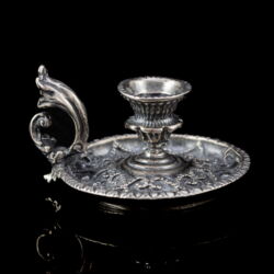 Picture 1/2 -Mini ezüst kézi gyertyatartó